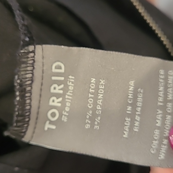Torrid Black Bomber Military Jacket Size 4 (4X) - Picture 11 of 11